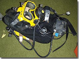 The Kirby Morgan Exo, a great mask (if you don't
mind salt water aspiration)